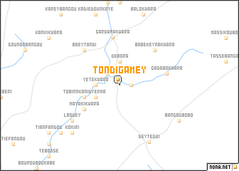 map of Tondi Gamey