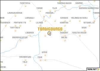 map of Tondigoungo