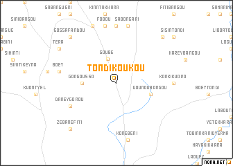 map of Tondi Koukou