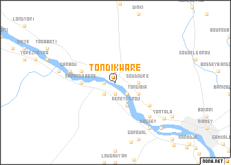 map of Tondi Kwaré