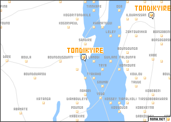 map of Tondi Kyiré