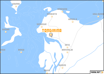 map of Tondimina