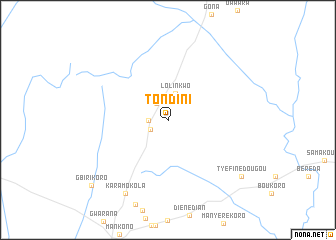 map of Tondini