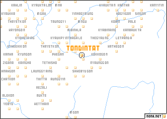 map of Tondintat