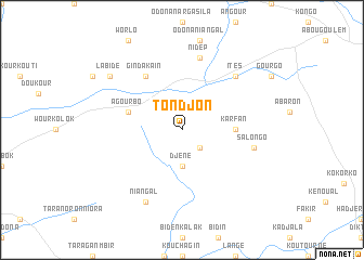 map of Tondjon