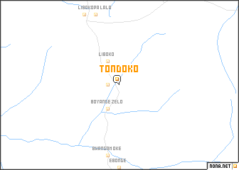 map of Tondoko