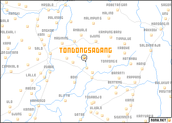 map of Tondongsadang