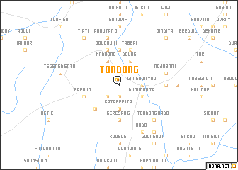 map of Tondong