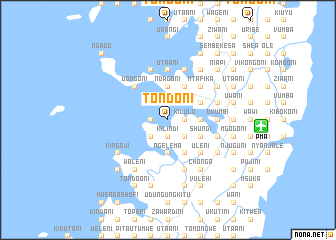 map of Tondoni