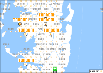 map of Tondoni