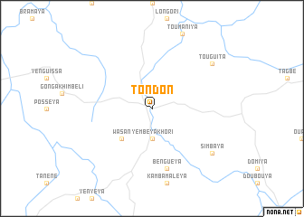 map of Tondon