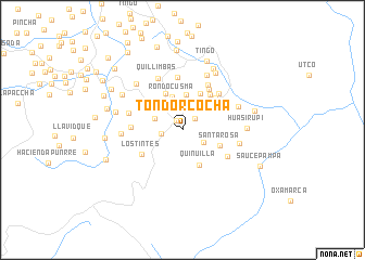 map of Tondorcocha