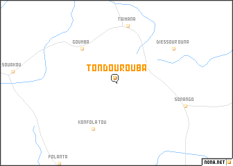 map of Tondourouba