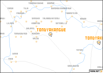 map of Tondyakangué