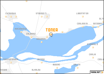 map of Tonea