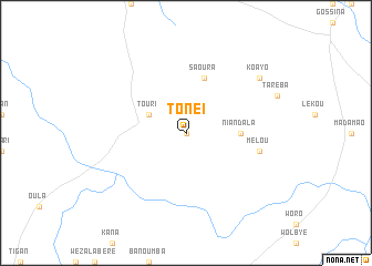 map of Tonéi