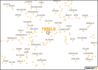 map of Tonela