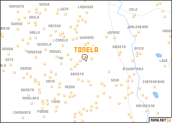 map of Tonela