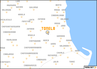 map of Tonela