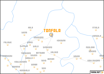 map of Tonfala