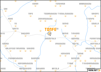 map of Tonfé