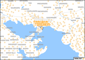 map of Tongae-ri