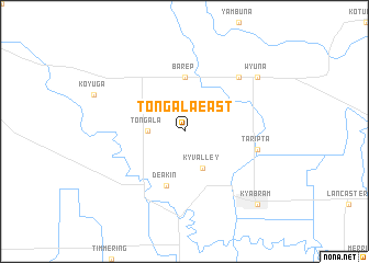 map of Tongala East