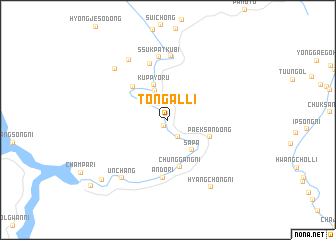 map of Tongal-li