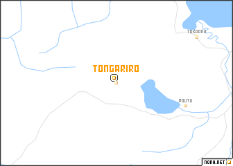 map of Tongariro