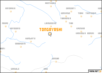 map of Tonga Yashi