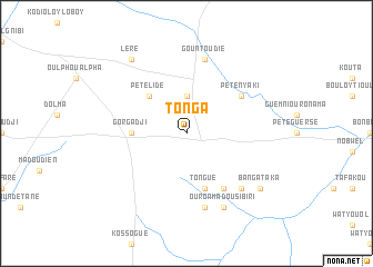 map of Tonga