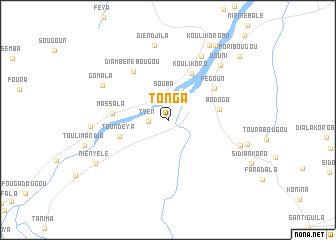 map of Tonga