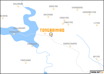 map of Tongbaimiao