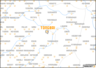 map of Tongbai