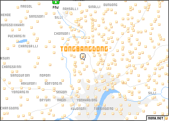 map of Tongbang-dong