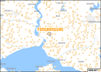 map of Tongbanggae