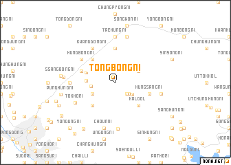 map of Tongbong-ni