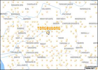 map of Tongbu-dong