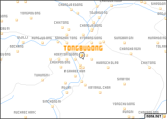 map of Tongbu-dong