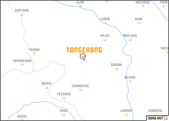 map of Tongchang