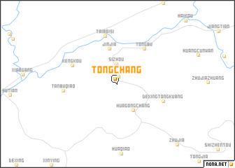 map of Tongchang