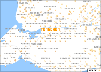 map of Tong-ch\