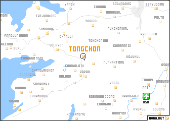 map of Tong-ch\