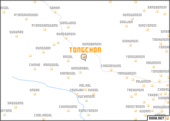 map of Tong-ch\