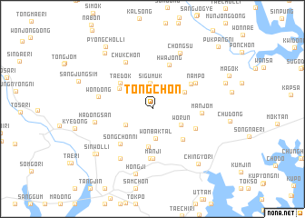 map of Tong-ch\