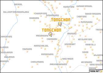 map of Tong-ch\