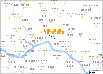 map of Tong-ch\