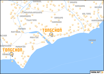 map of Tong-ch\