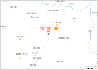 map of Tongchun