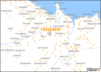 map of Tongdae-ri